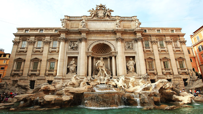 Đài phun nước Trevi.