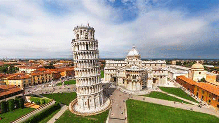Tháp Ngiêng Pisa.