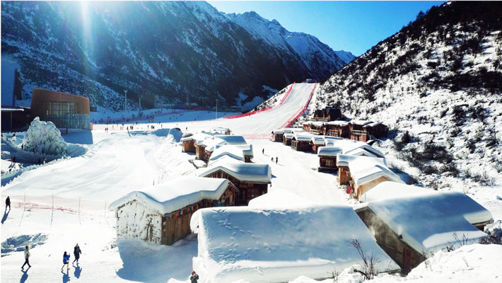 Khu trượt tuyết Gia Cô Sơn.